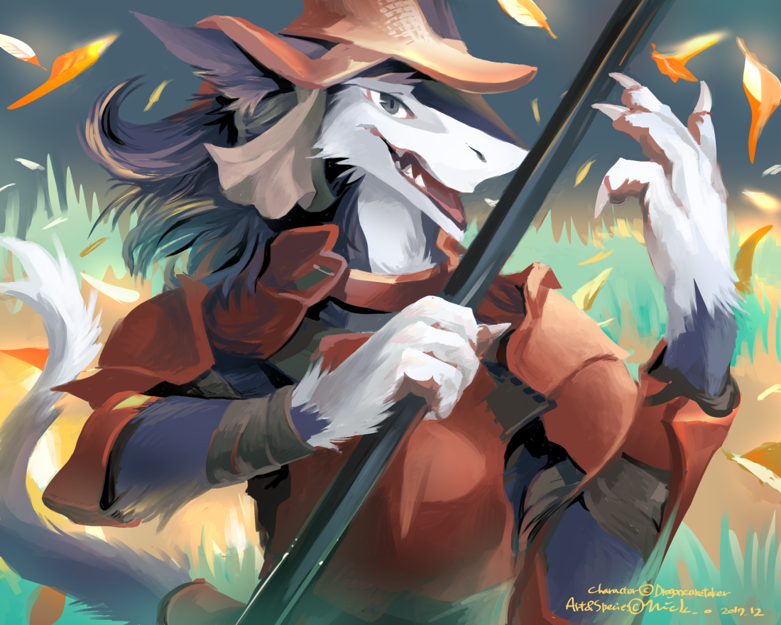 Perspective - , Furry, Art, Sergal