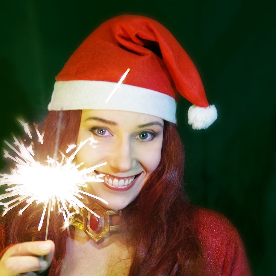 New Year's Eve is bright and full of fireworks :) - My, Game of Thrones, Melisandre, Cosplay, Russian cosplay, , , New Year