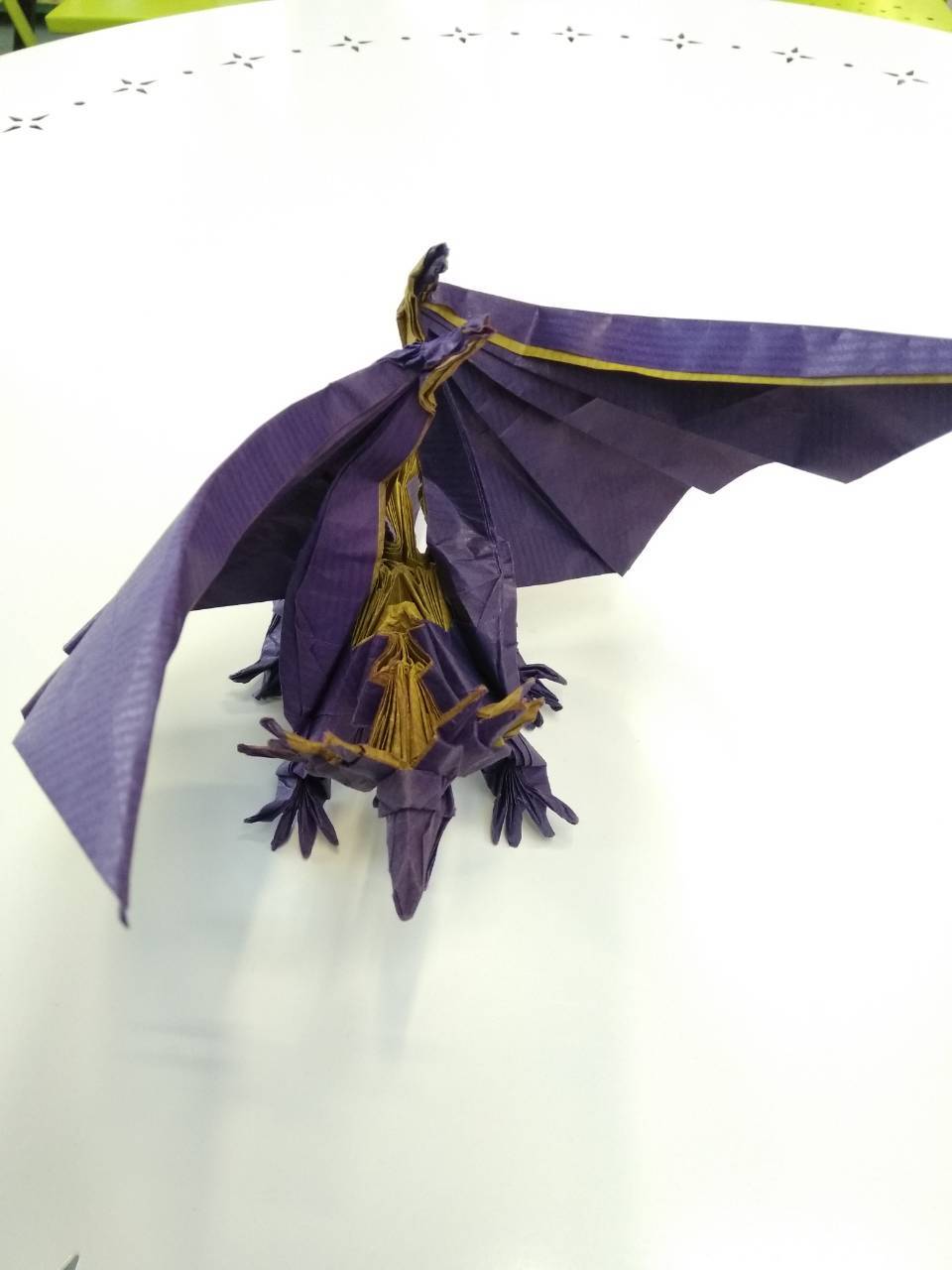 Ancient Dragon - My, Origami, Satoshi Kamiya, , Longpost