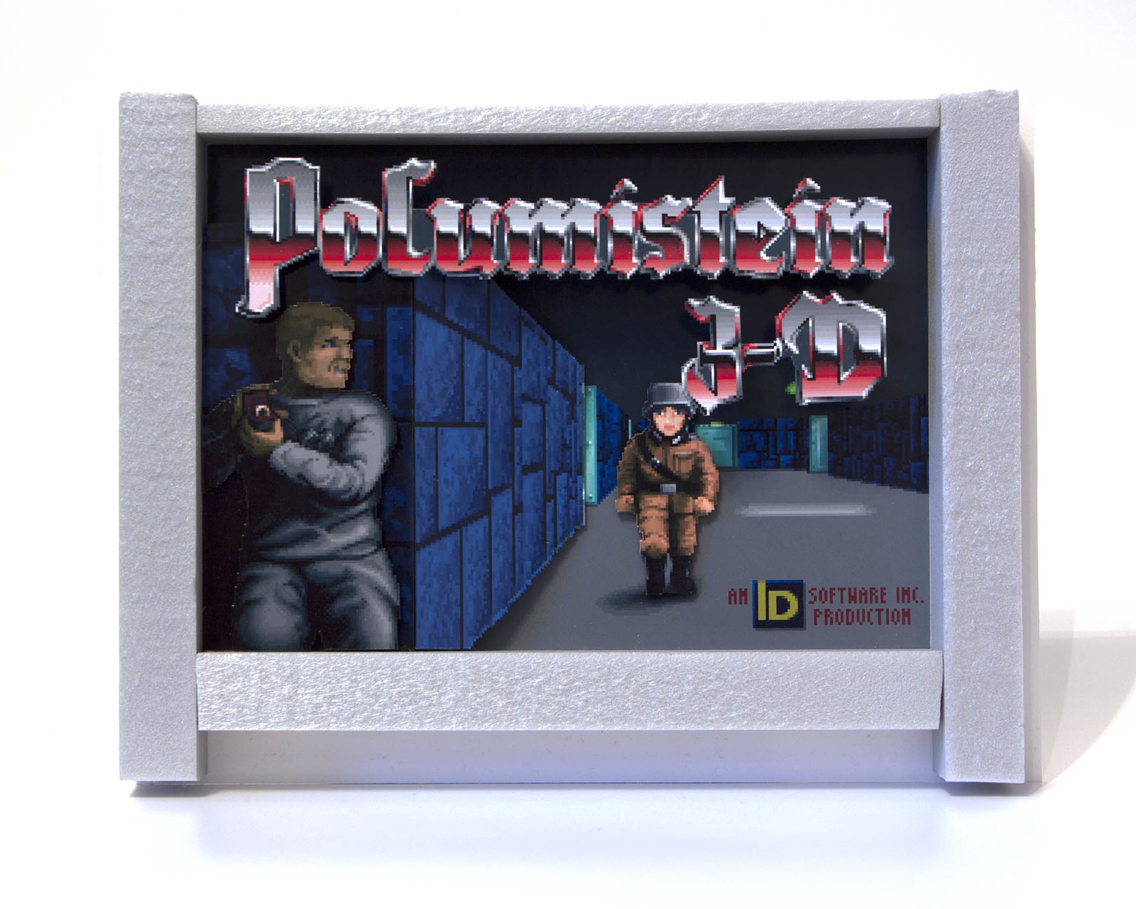 Diorama for newlyweds - My, Diorama, My, Art, With your own hands, Mario, Mortal kombat, Wolfenstein, Presents, Longpost