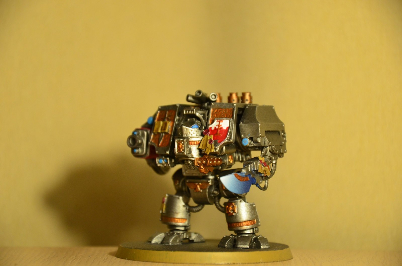 Grey Knights MKIV Doomglaive Pattern Dreadnought - My, Wh miniatures, Gray knights, Warhammer 40k, Warhammer, Painting miniatures