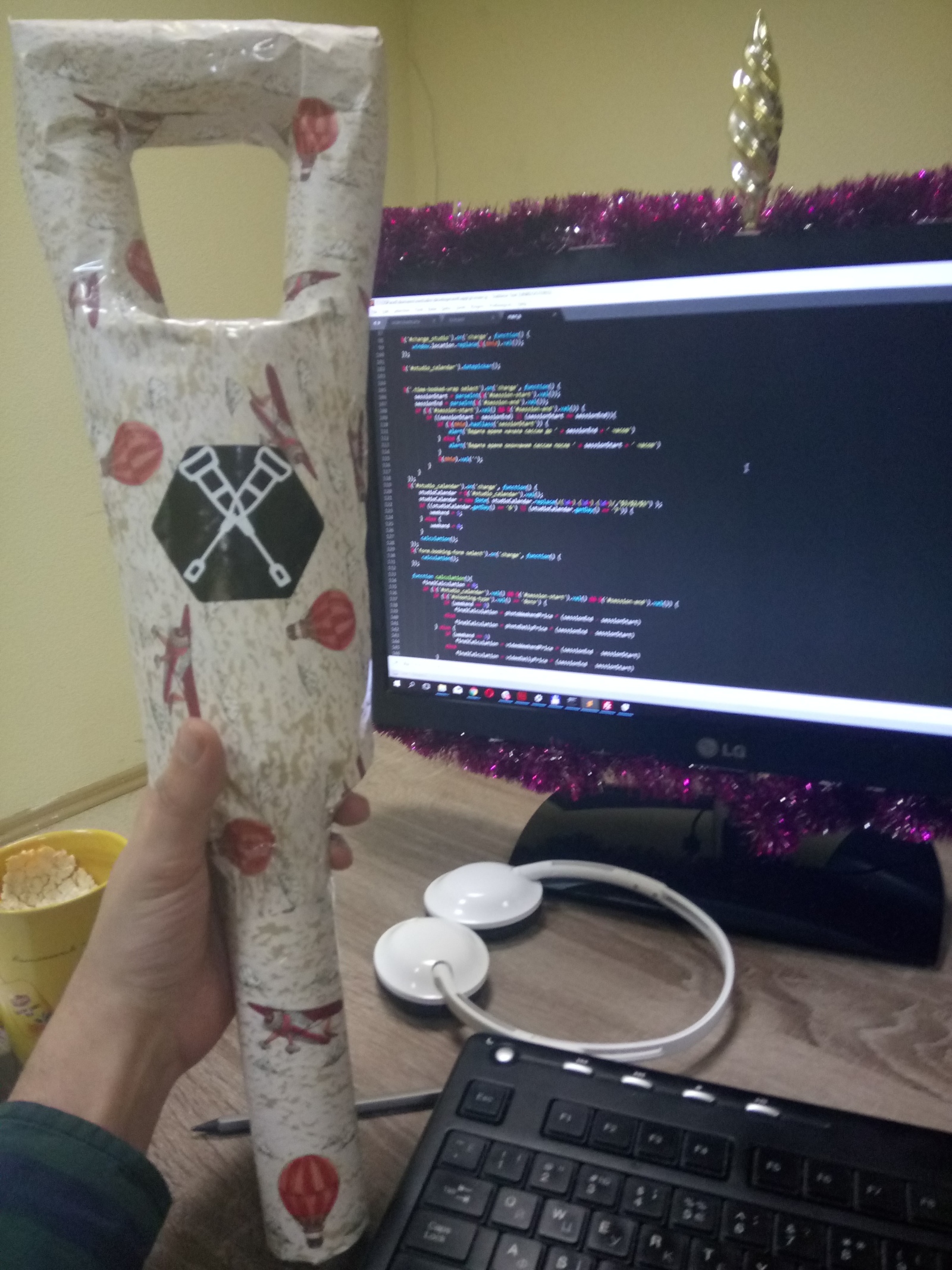 I coded some shit - My, Programmer, Presents, Work, Crutches