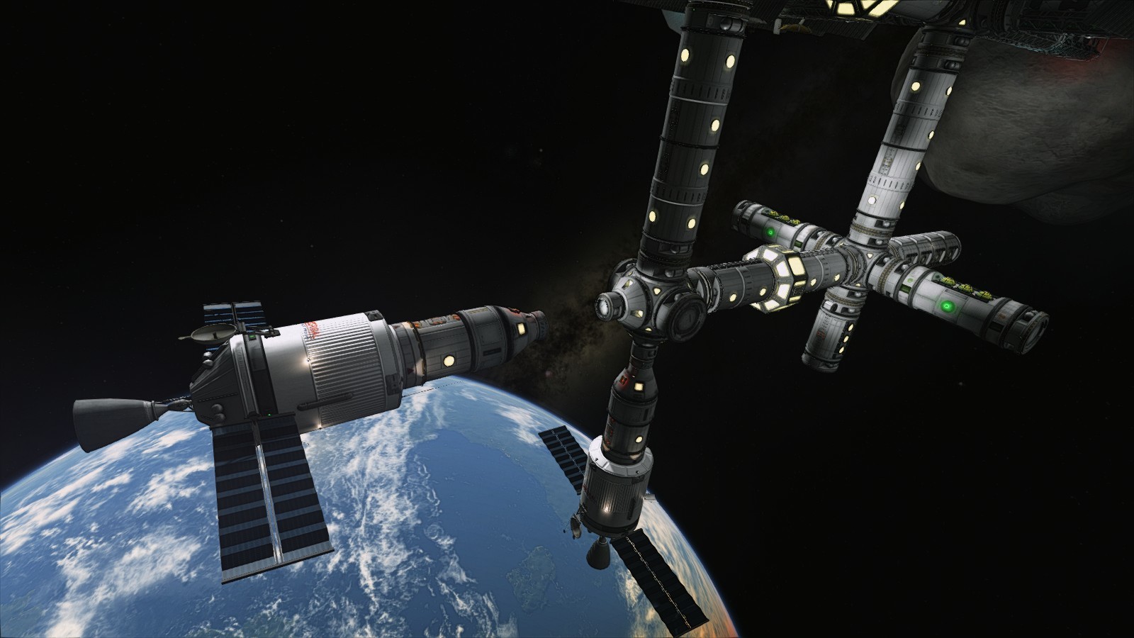 [KSP] Katrin asteroid station + mod examples - My, Kerbal space program, Games, Longpost