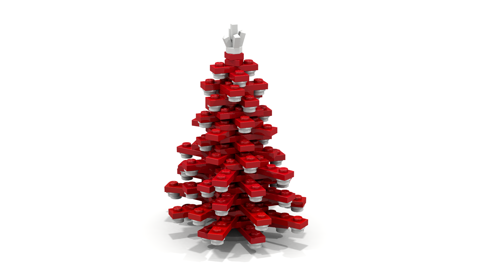 Large Christmas tree in Coca-Cola's signature colors - My, Lego, Lego DIY, New Year