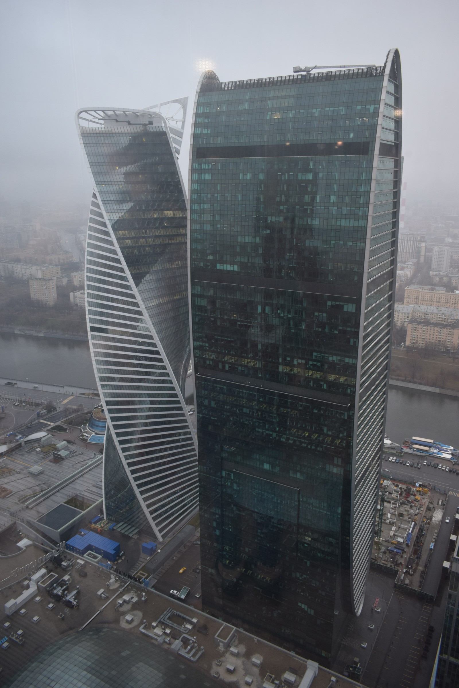 Туманное новогоднее Moscow City - Моё, Москва, Новый Год, Туман, Москва-Сити, Рукожоп, Фотография, Длиннопост