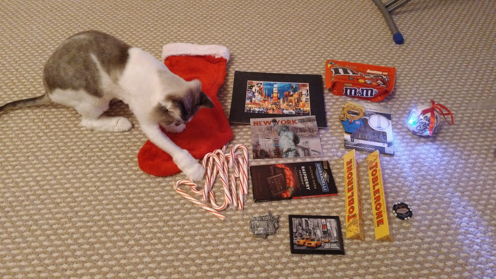 A gift from America itself! - My, New Year, Gift exchange, America, New York, Longpost