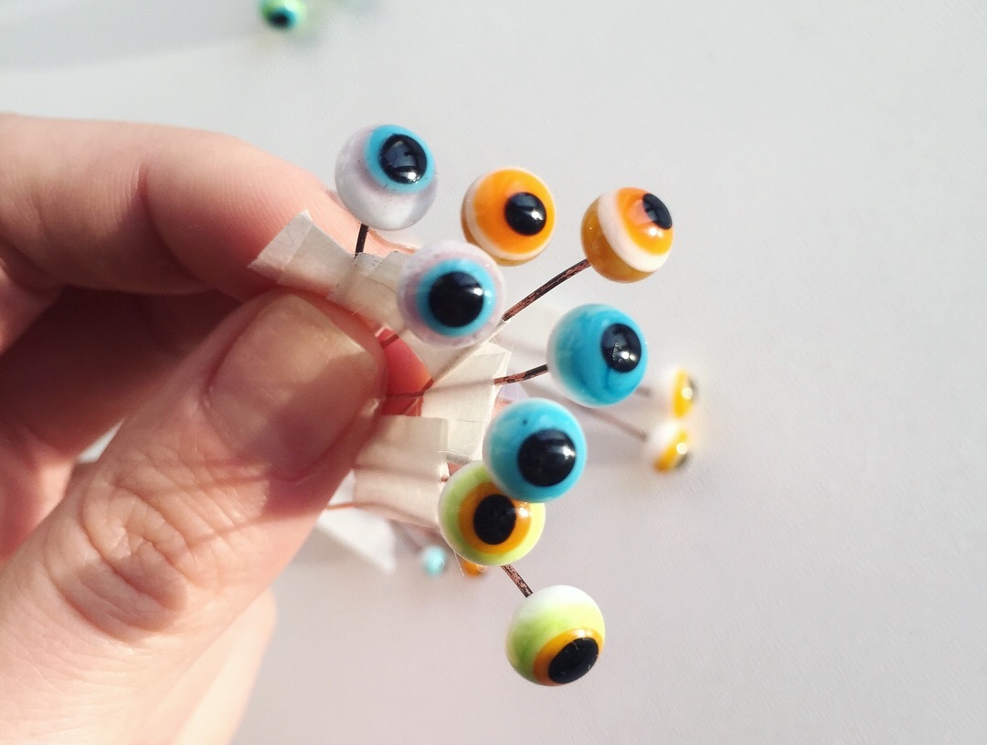 Glass eyes for dolls /2 - My, My, Longpost, Needlework without process