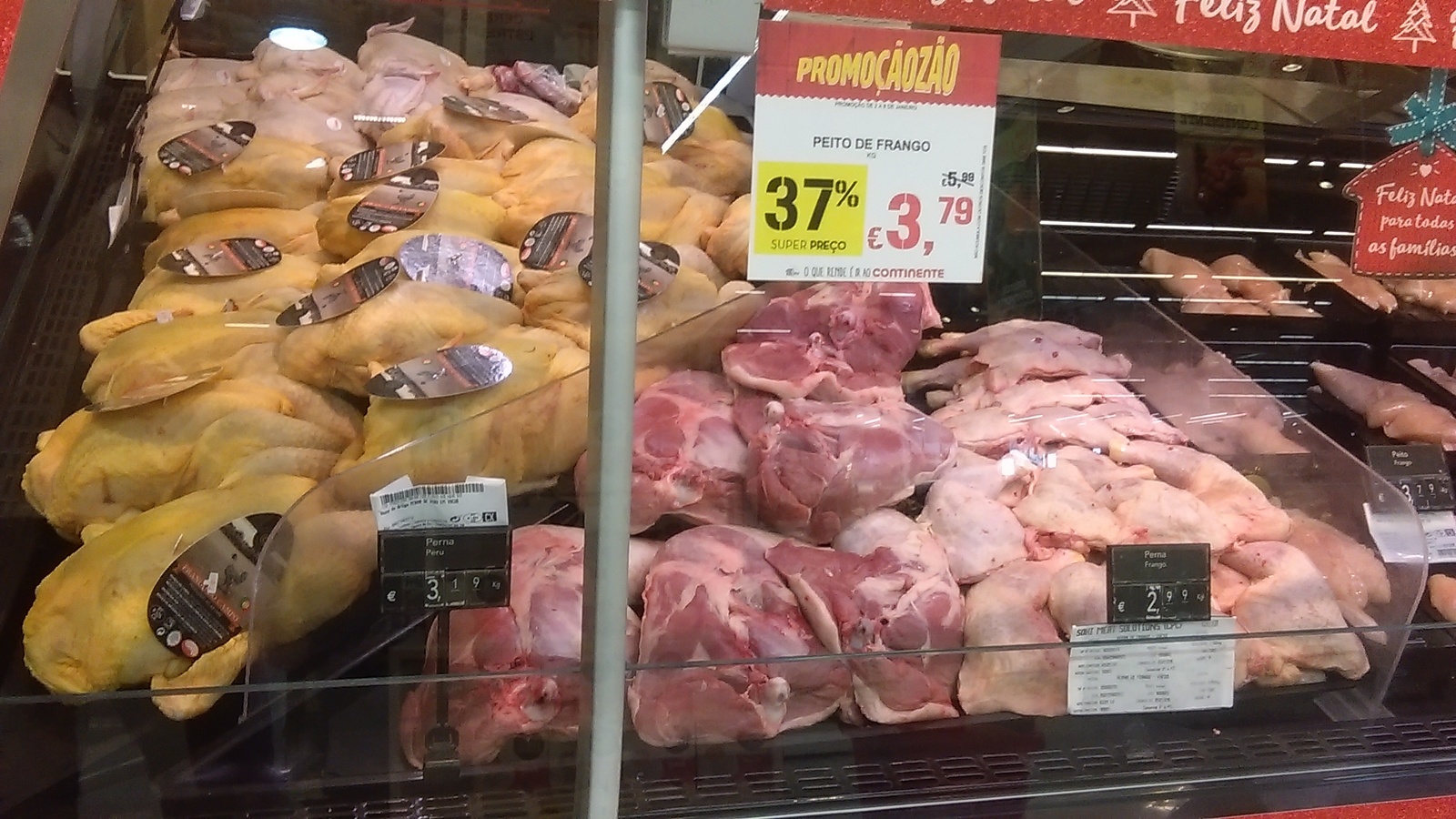 Portuguese hypermarket - meat department - My, Longpost, Portugal, Meat, Score, Prices