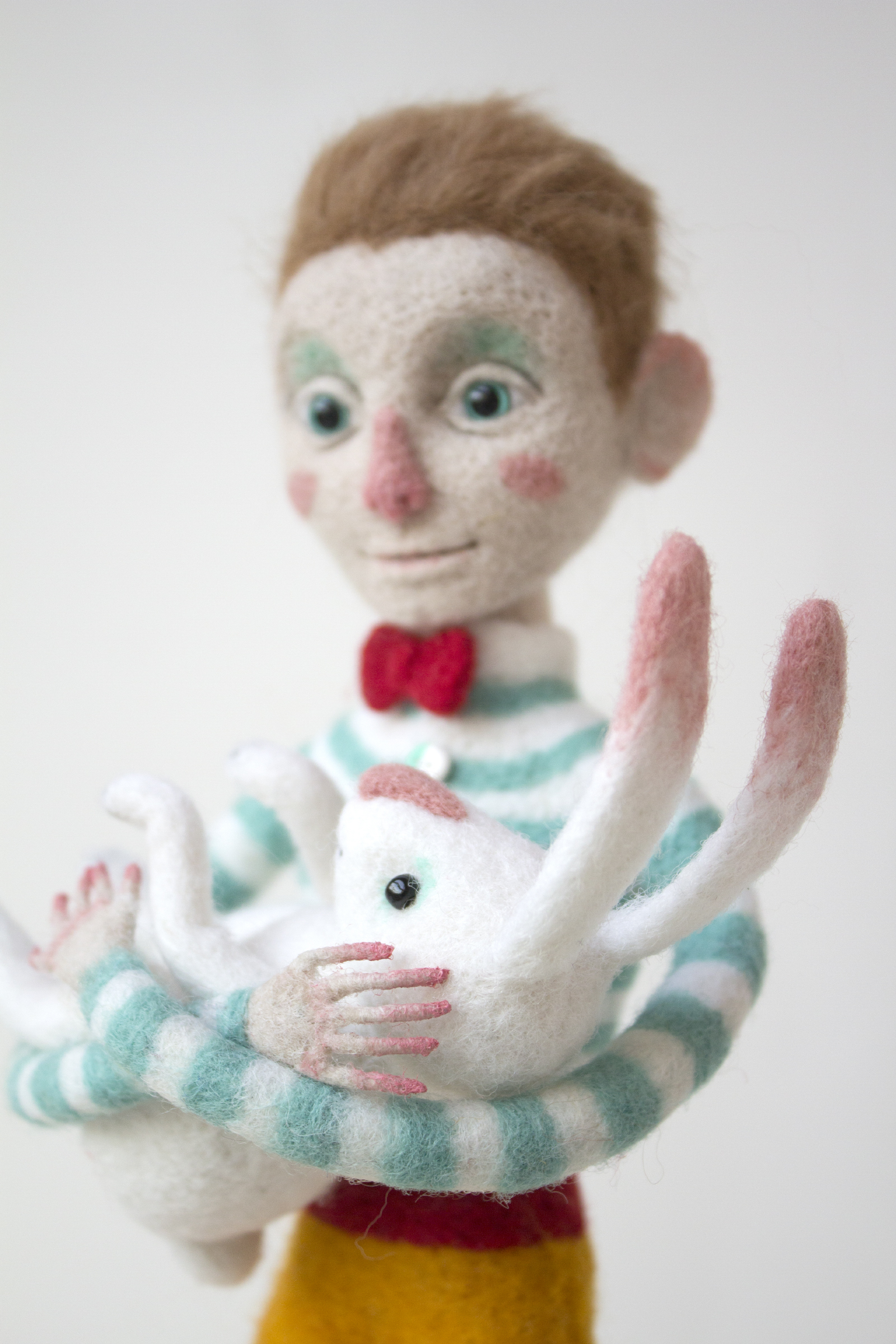 stop motion animation. Frame animation. Magician. Author's doll. Dry felting. - My, Dry felting, Wallow, Animation, , Frame-by-frame animation, , Stop-Motion, , Video, Longpost