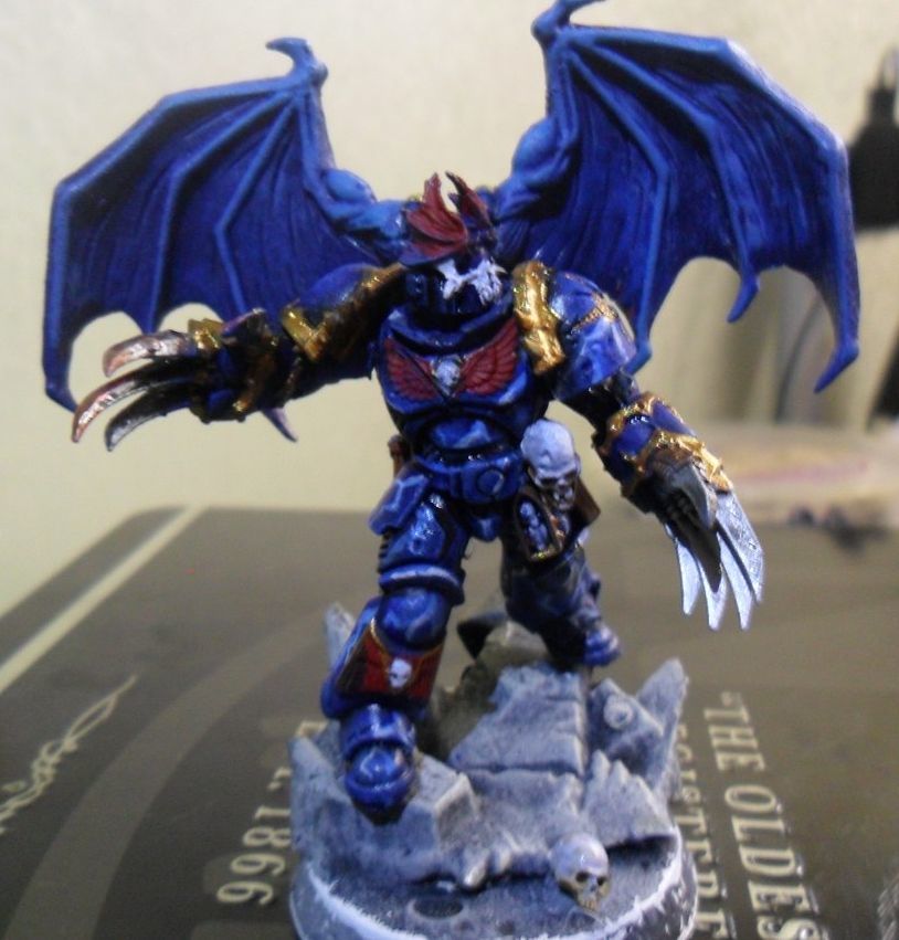 Chaos Lord - My, Warhammer, Wh miniatures, Wh Art, Night lords, Warhammer 40k, Chaos space marines, Longpost