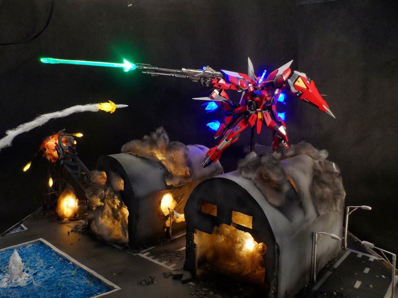 GUNDAM ROBOT BUILD MODELS. PART 5 DIORAMA 2 - My, Gundam, Anime, Interesting, Longpost