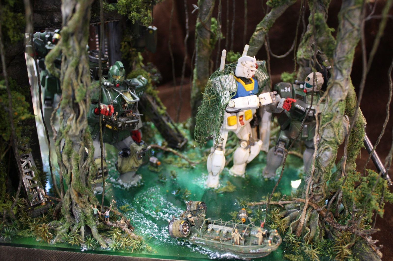 СБОРНЫЕ МОДЕЛИ РОБОТОВ GUNDAM .ЧАСТЬ 5 DIORAMA 2 - Моё, Gundam, Аниме, Интересное, Длиннопост