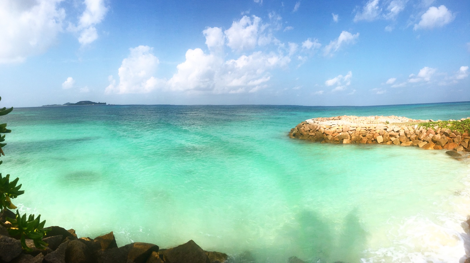 When the morning is really good - My, Beginning photographer, First step, Seychelles, Morning, Tide