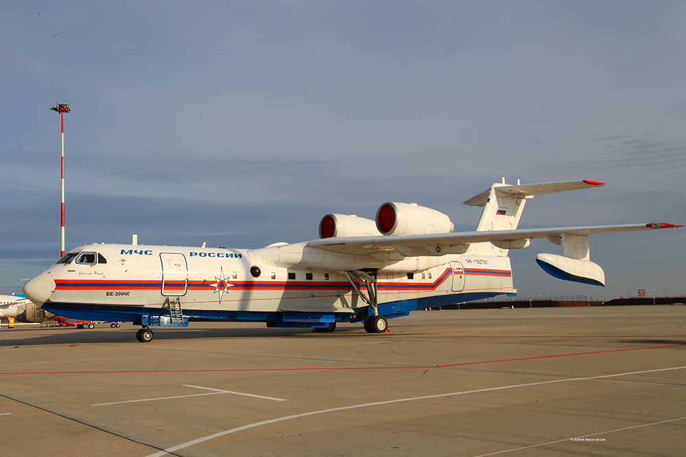 By air and by water: Be-200 amphibious aircraft - My, Aviation, , Airplane, My, Longpost