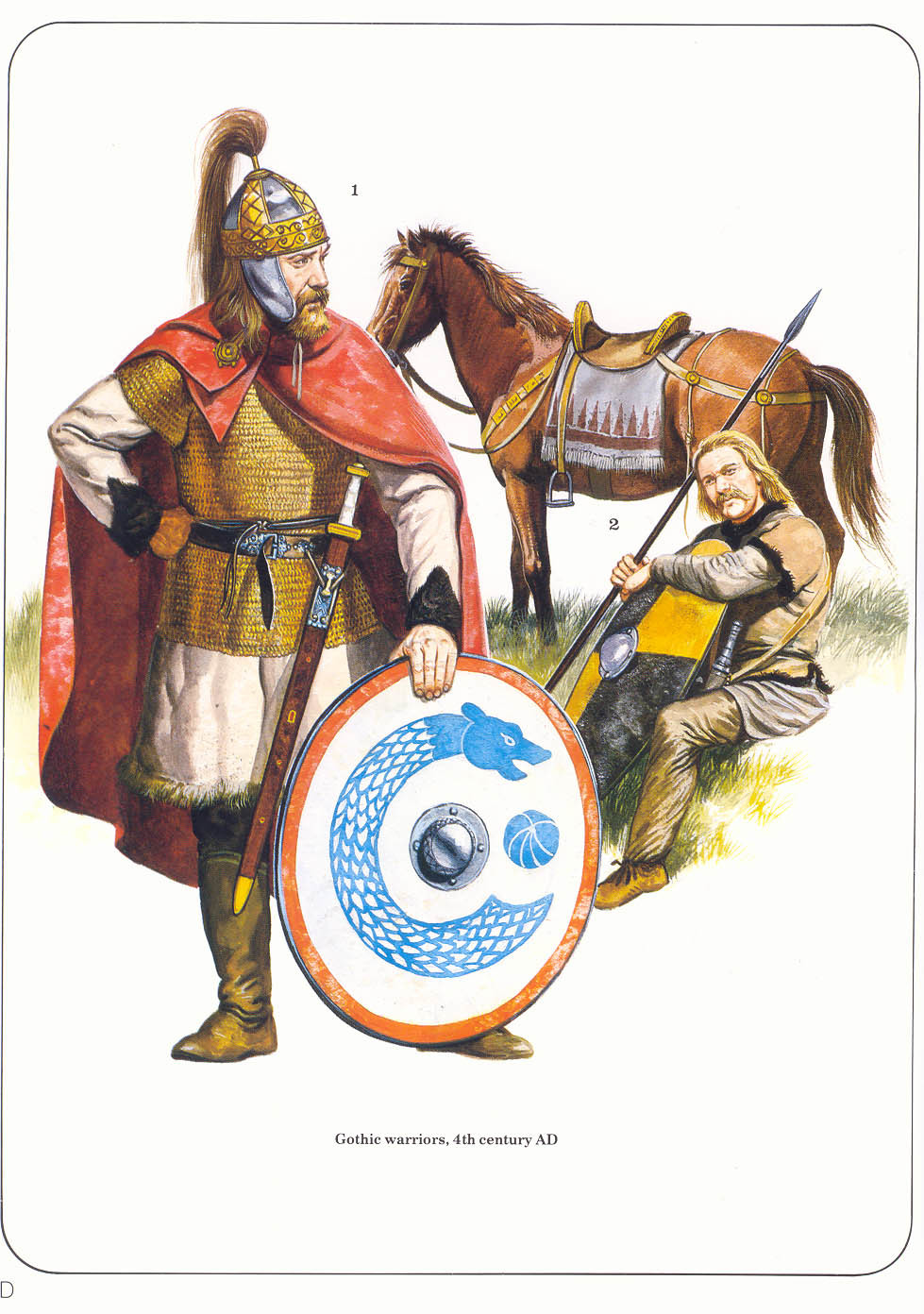 Illustrations of Germanic tribes (and Dacians) of different centuries. - Germans, Illustrations, Story, Warrior, Tribe, Antiquity, Middle Ages, Goths, Longpost, Tribes