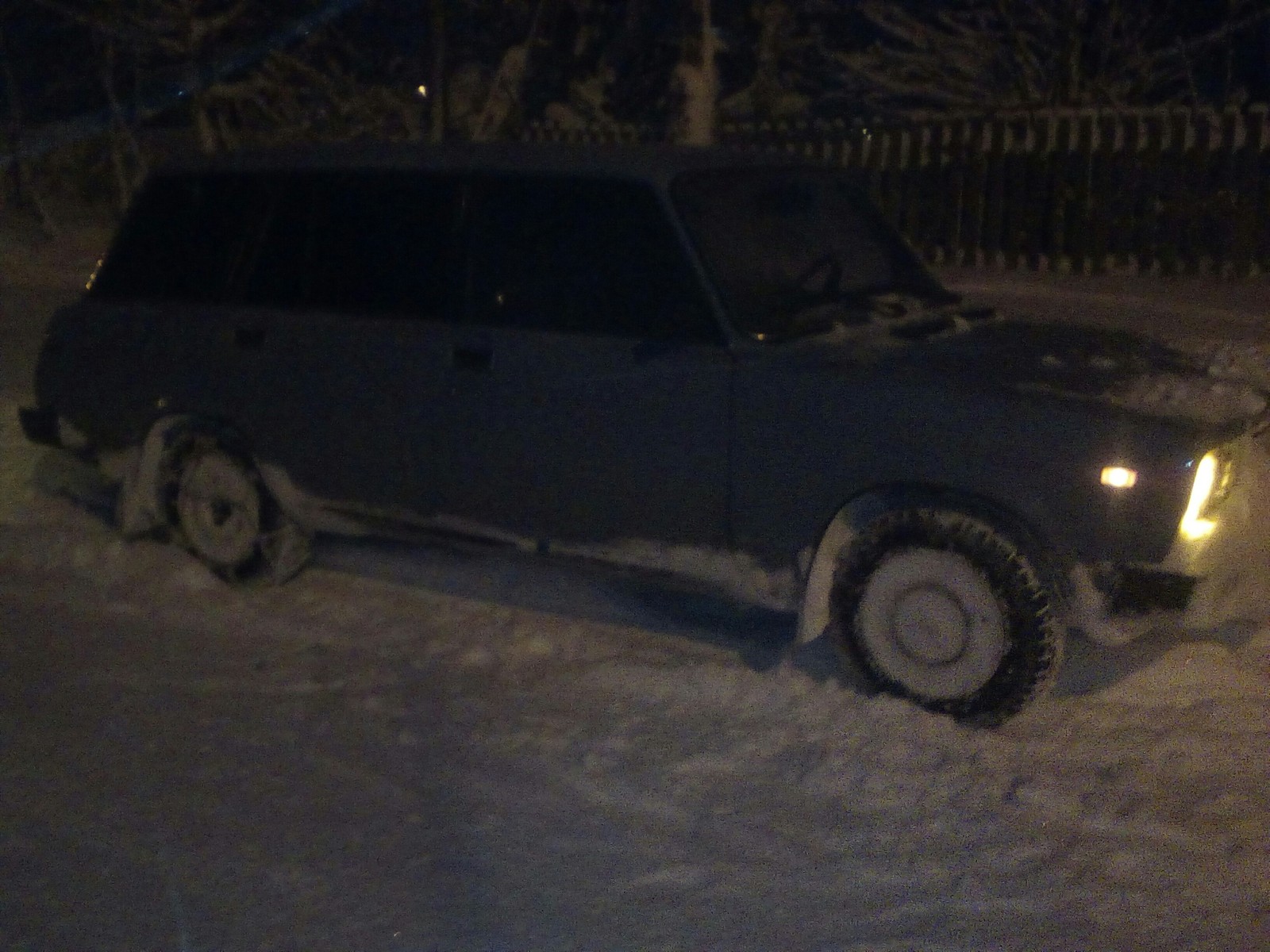 Here comes the winter - My, Winter, AvtoVAZ, Snow