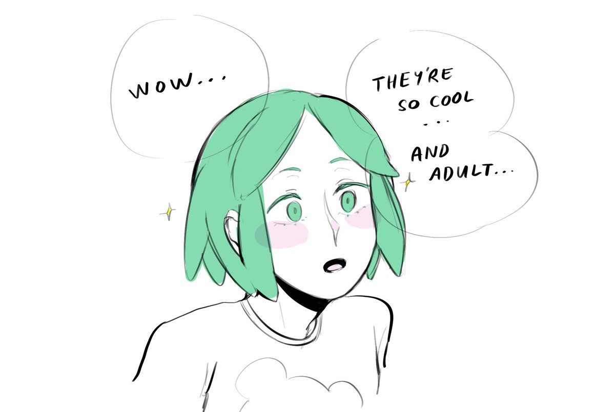 They are so mature - Anime art, Anime, Houseki no kuni, , Yellow Diamond, Phosphophyllite, Comics