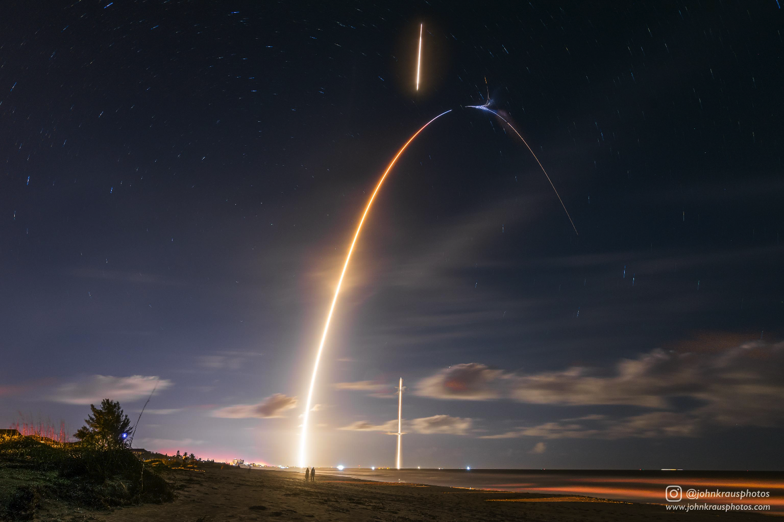 Take-off landing - Spacex, Falcon 9, Zuma, Rocket, Space, Reddit