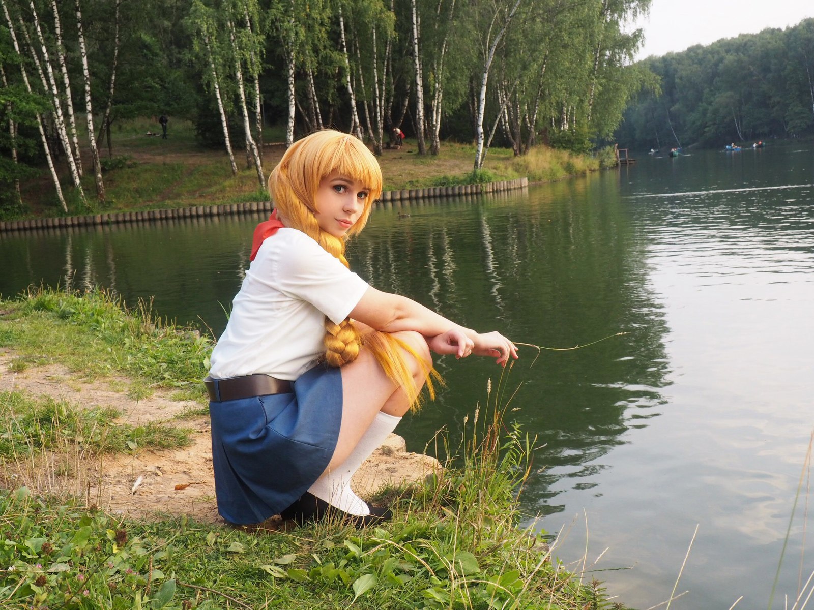 A little summer, warmth and glory - My, Endless summer, Visual novel, Cosplay, Russian cosplay, Glorifying, Workers' Children