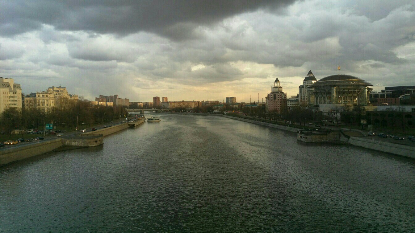 Moskva river. beauty. - My, Moscow, Moscow River, , Landscape, The photo, Sky, Clouds, Longpost