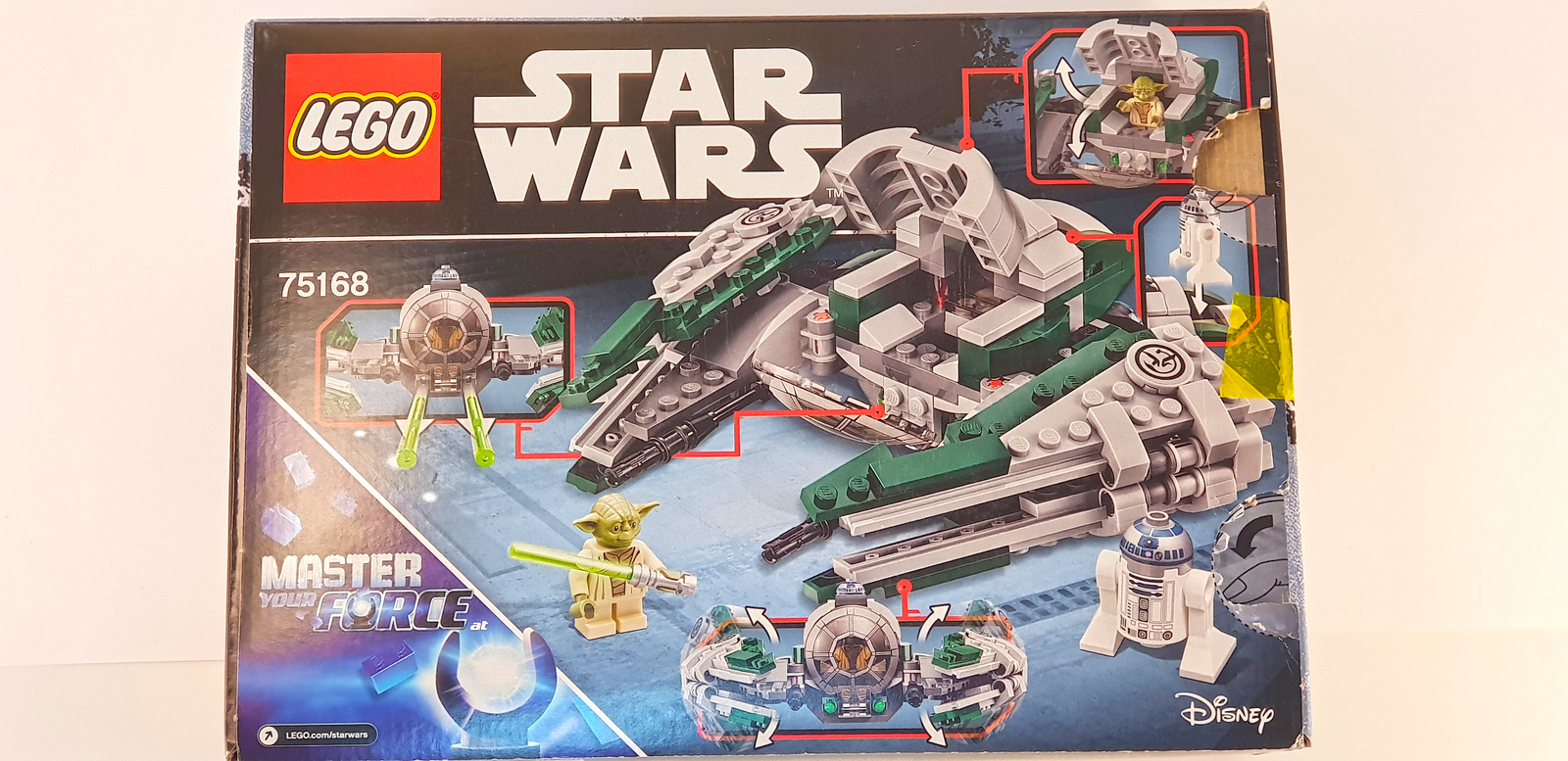 Review of Lego Star Wars (75168) YODA'S JEDI STARFIGHTER - My, Lego, Constructor, Yoda, Lego star wars, , Overview, Longpost