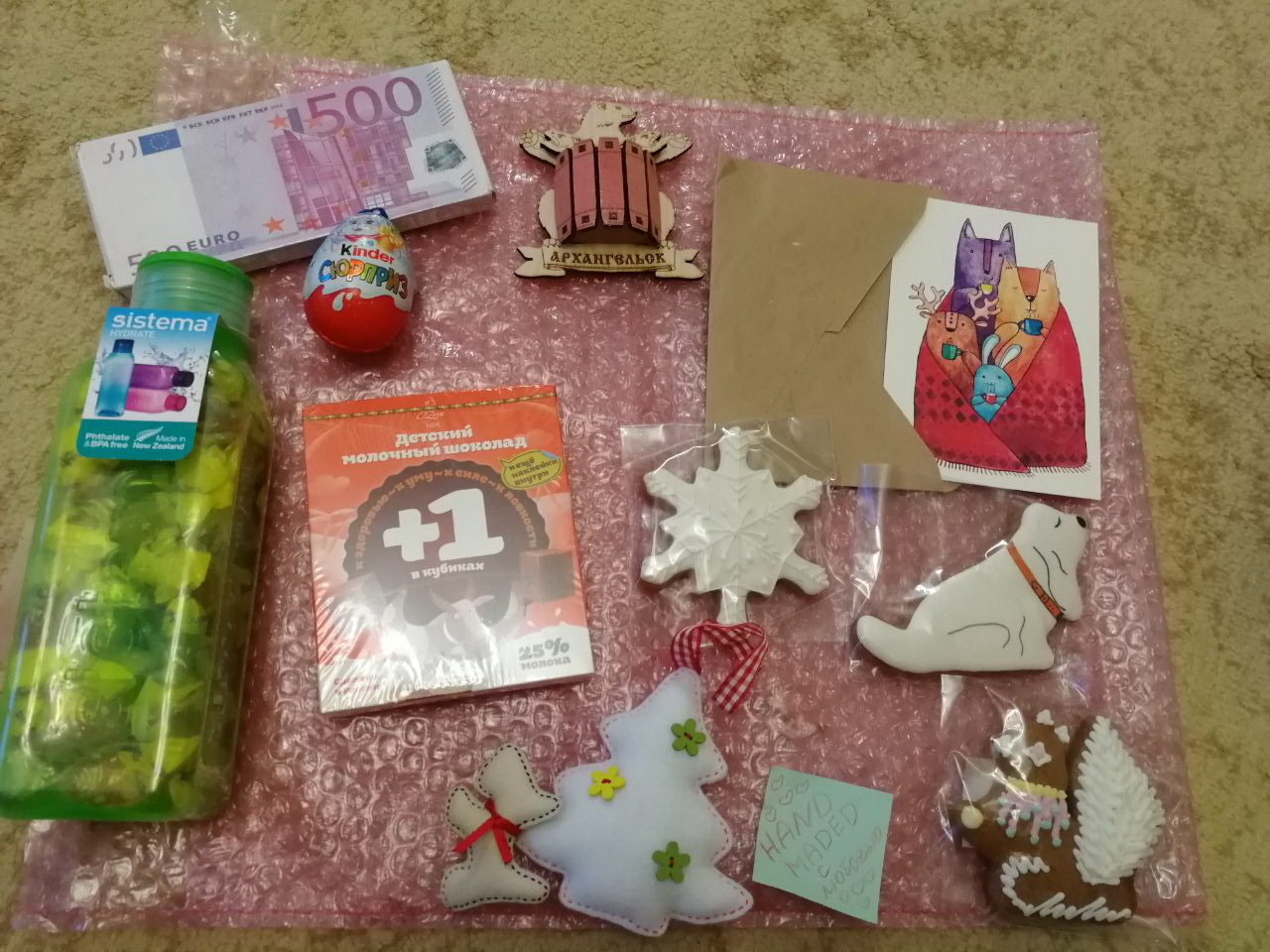 My good Santa Claus, Snow Maiden and Snowman from Arkhangelsk - My, Gift exchange, Secret Santa, New Year's gift exchange, Fun, Longpost, 