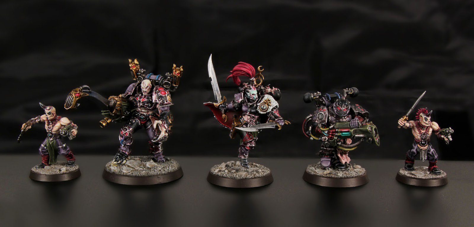 Telemachon Lyras with brothers - Warhammer 40k, Chaos space marines, Black legion, Emperor`s Children, Slaanesh, Wh miniatures, Longpost