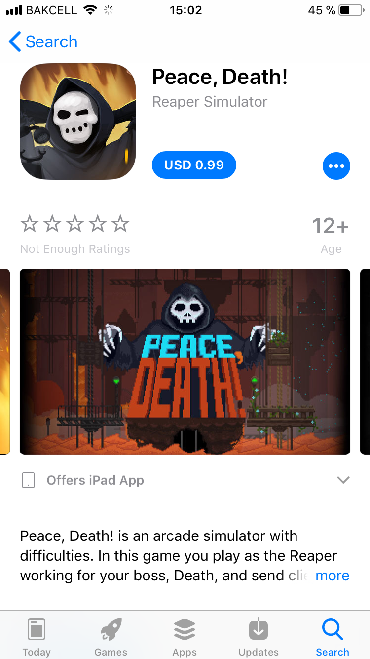 И вправду peace death - Игры, Юмор, Appstore