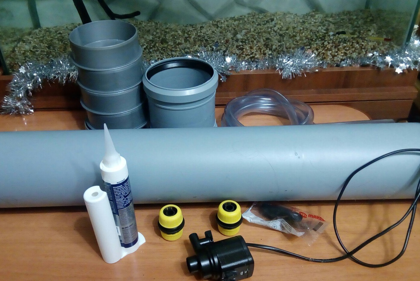 Как сделать внешний фильтр для аквариума