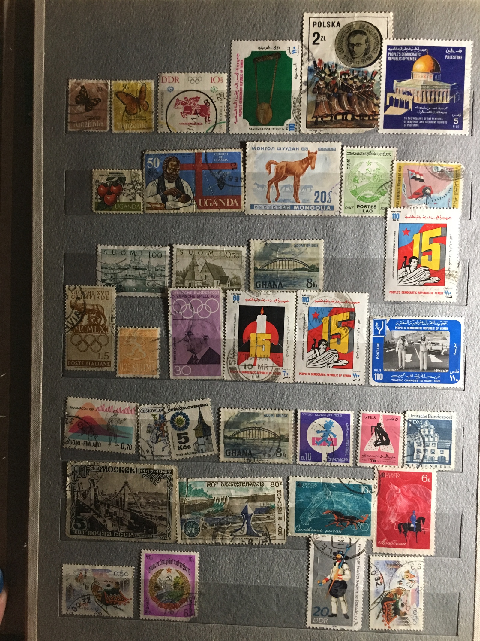 Collection of postage stamps. - My, the USSR, Philately, Collection, Stamps, The photo, Longpost