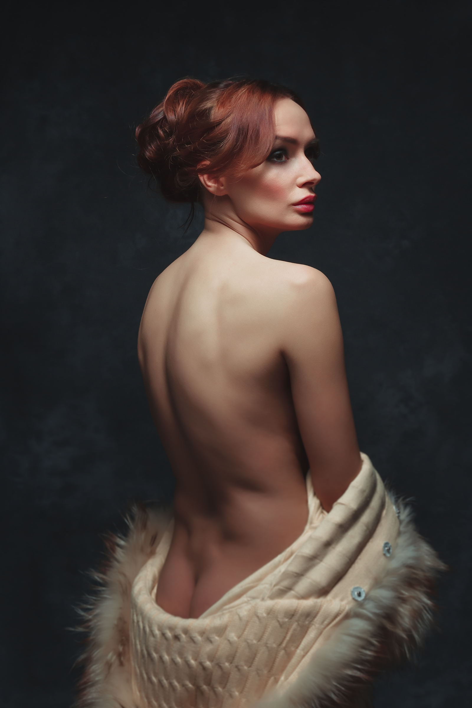 Once in the studio ... - NSFW, My, My, Fashion model, nude art, Photo studio, Erotic, Longpost