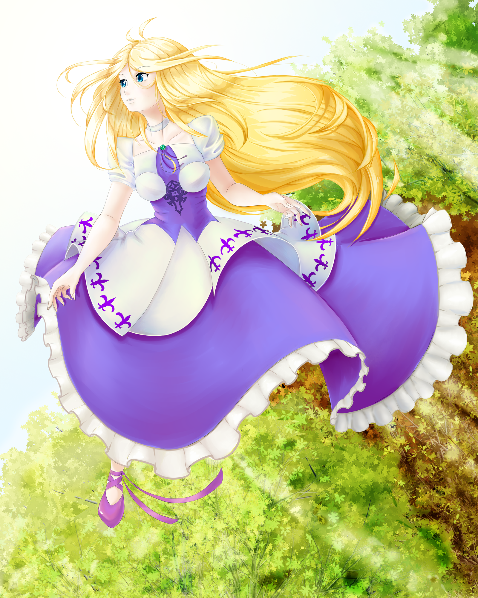 Alice. - My, Anime, Anime girls, Alice in Wonderland, Art, Images