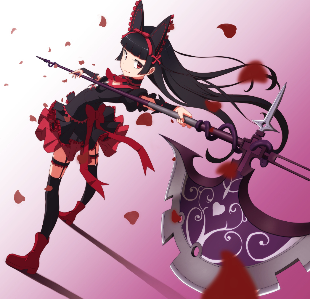 Rory Mercury [3] - Аниме, Anime Art, Gate: Jieitai Kano Chi nite Kaku Tatakaeri, Rory Mercury, Длиннопост