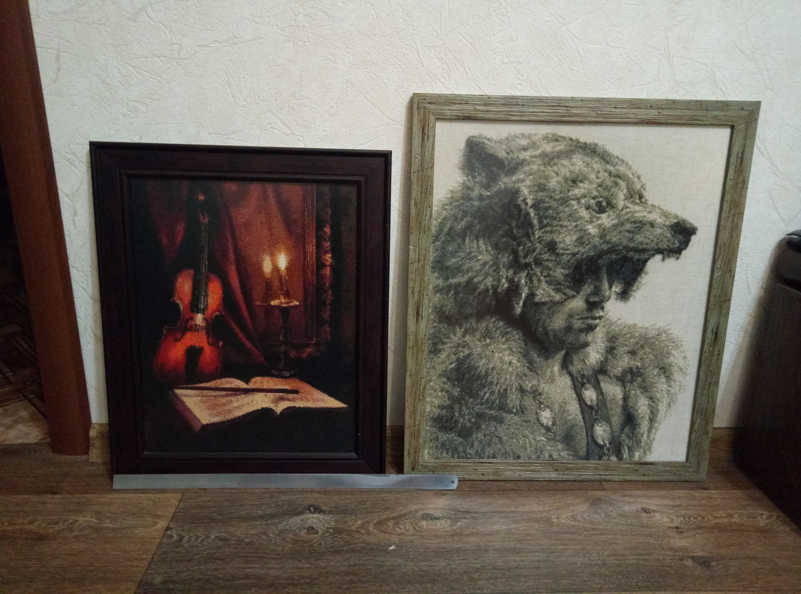 Another piece finished.) - My, Painting, Cross-stitch, Crafts, beauty, Викинги, Berserk, The Bears, Varangians, Longpost