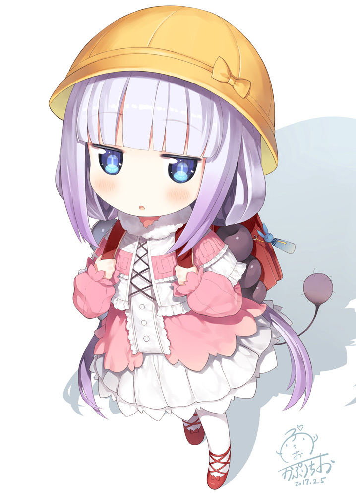 Kanna Kamui - Аниме, Kanna Kamui, Kobayashi-San chi no maidragon, Anime Art, Длиннопост