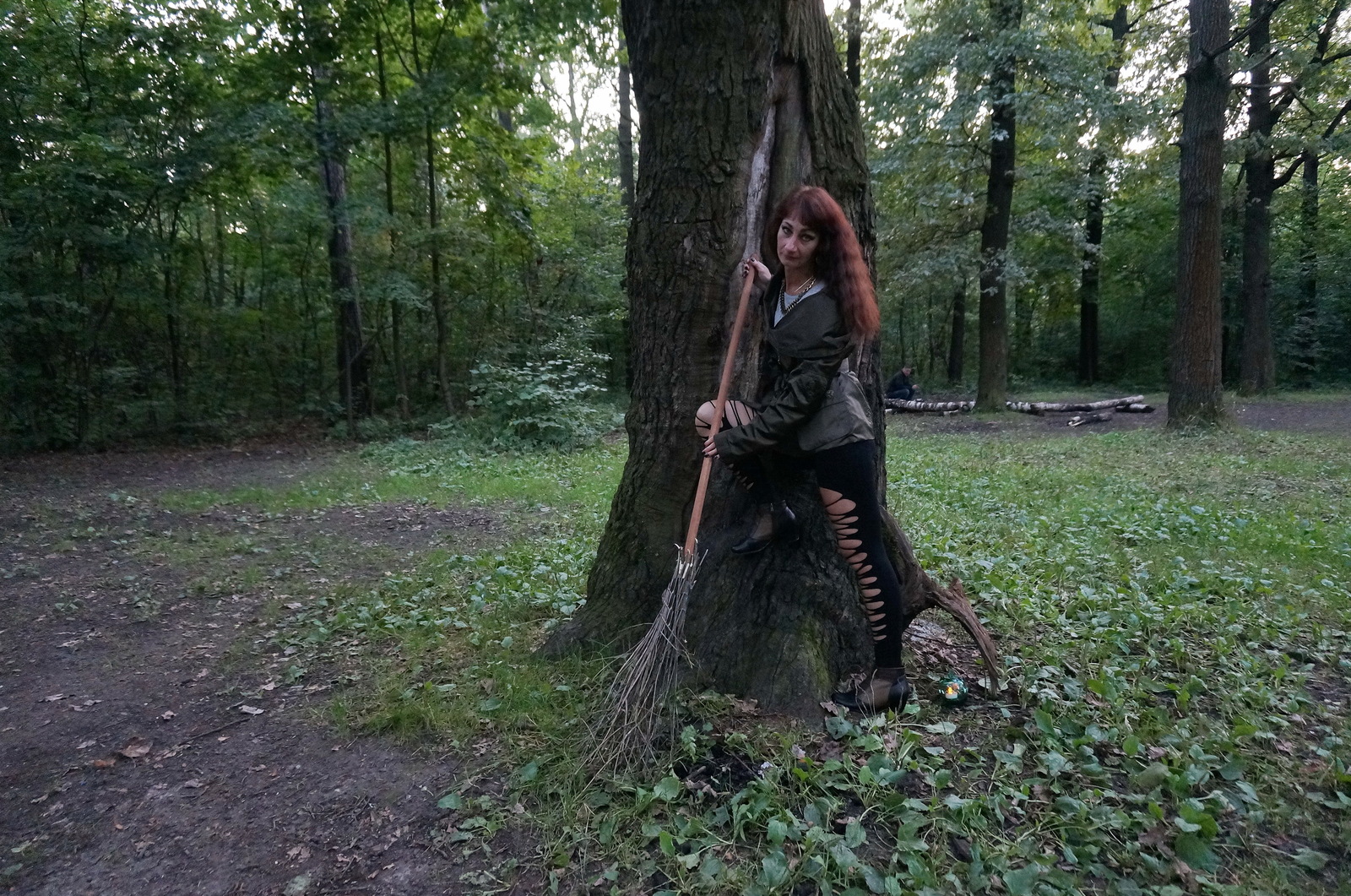 Witch 1 (on broomstick) Erotic by Natella Dabce - My, Witches, Koptevo, Nature, Timiryazevsky park, Erotic, Longpost