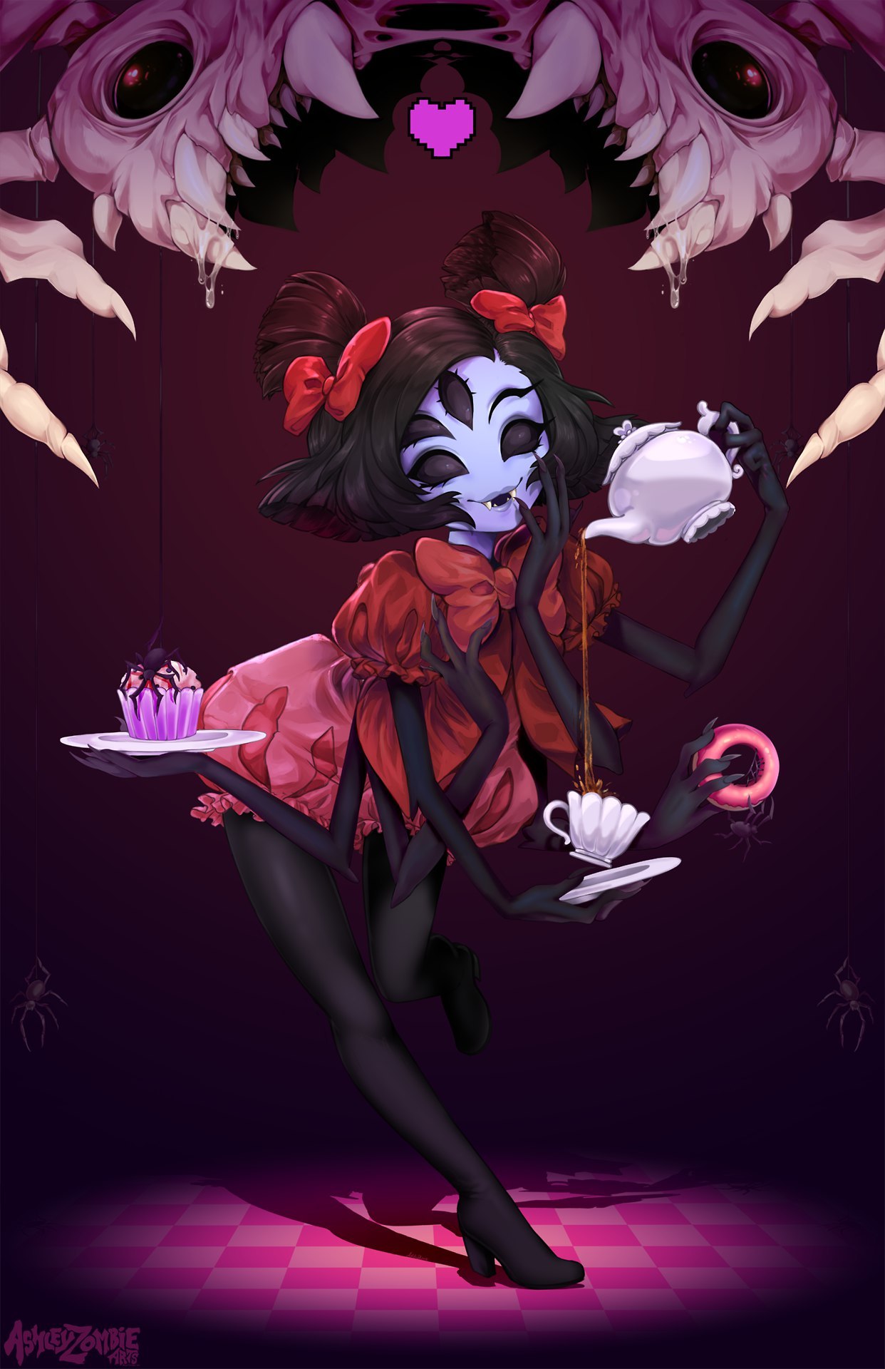 Muffet - Undertale, Muffet, Art