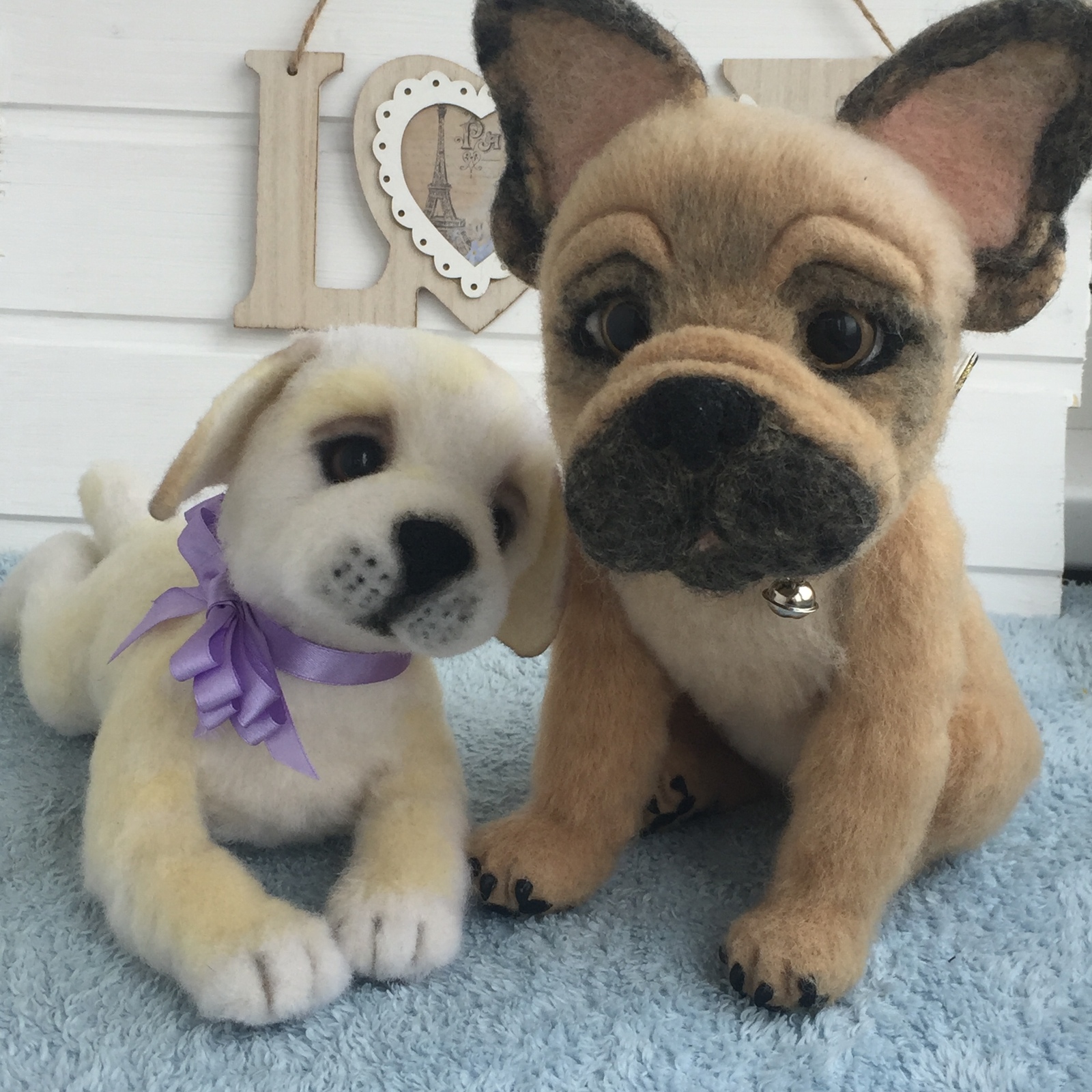 Friendship is the miracle! - My, Puppies, Dry felting, Wallow, Author's toy, Children, Hobby, Creation, friendship, Longpost