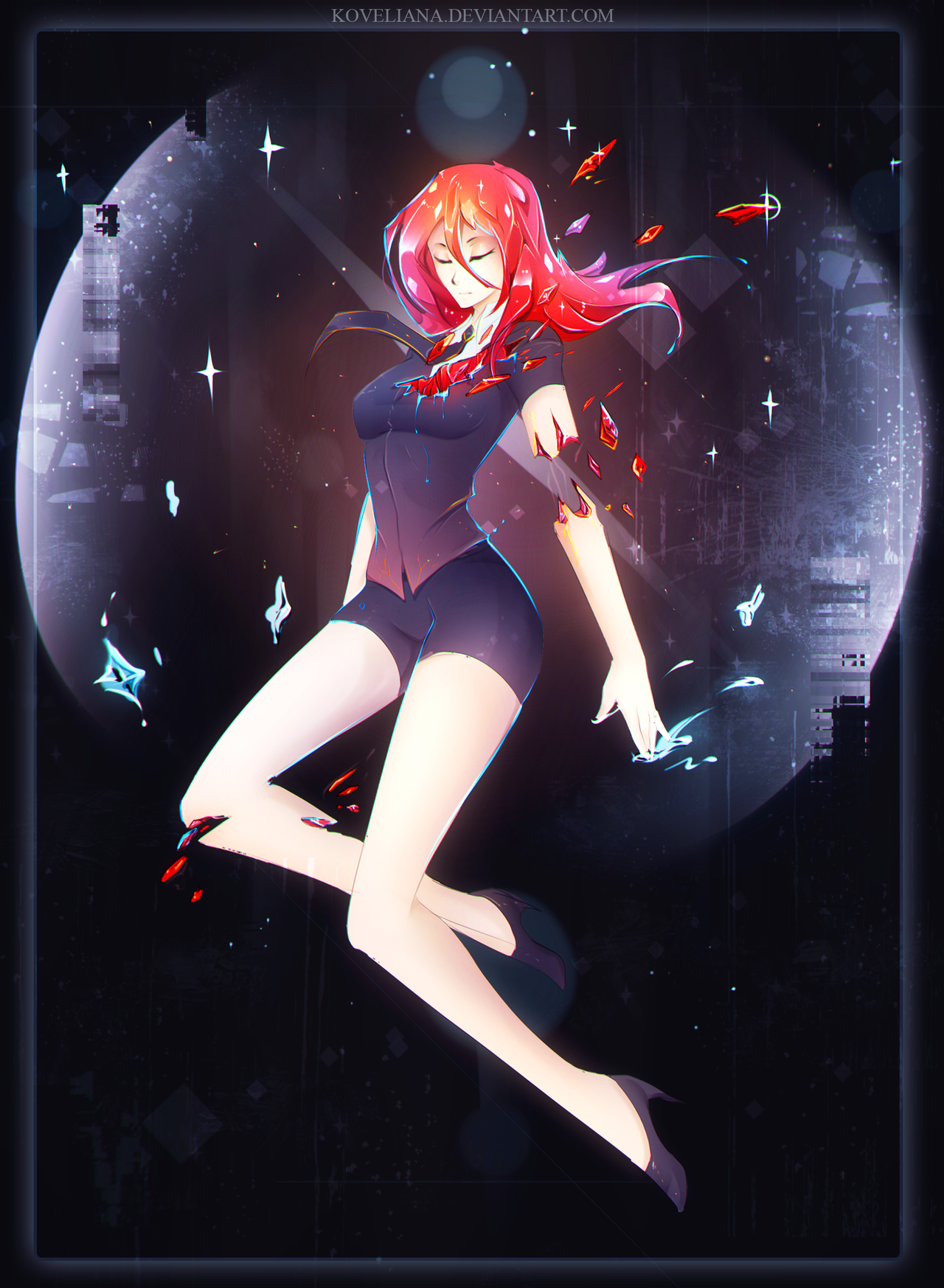 Cinnabar - Anime Art, Koveliana, Houseki No Kuni, Cinnabar, Аниме