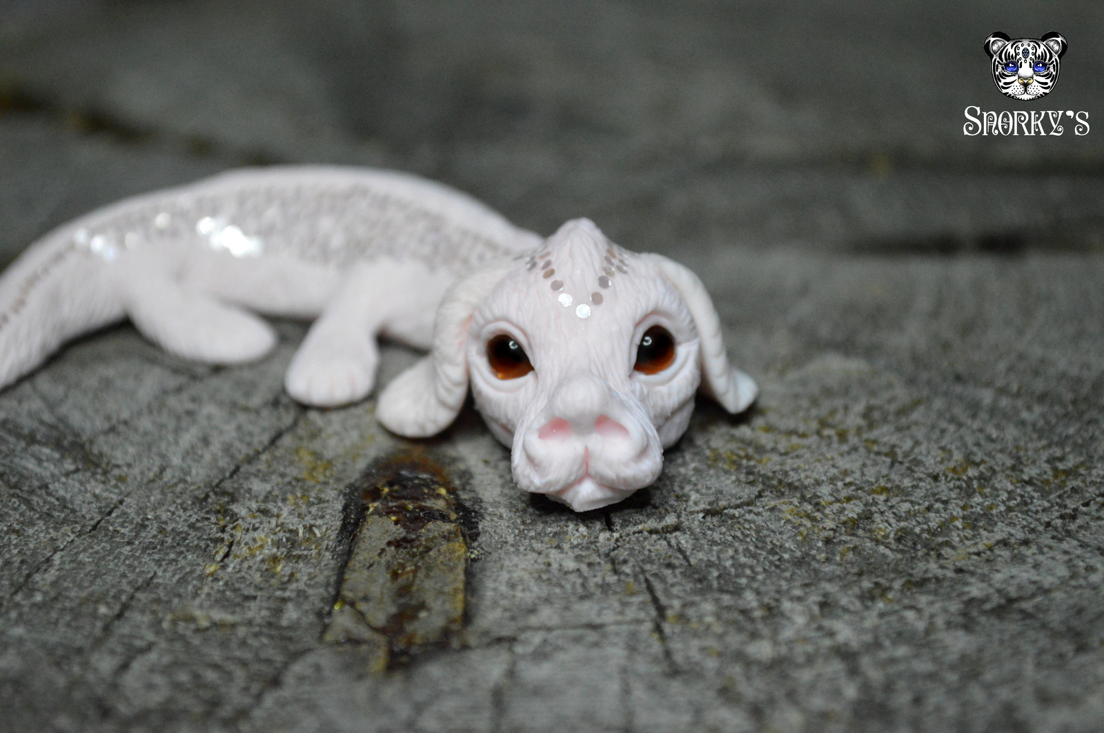 Animals made of polymer clay) - My, Endless story, Polymer clay, Fox, Husky, Drugs, Wolf, Handmade, The Dragon, Longpost