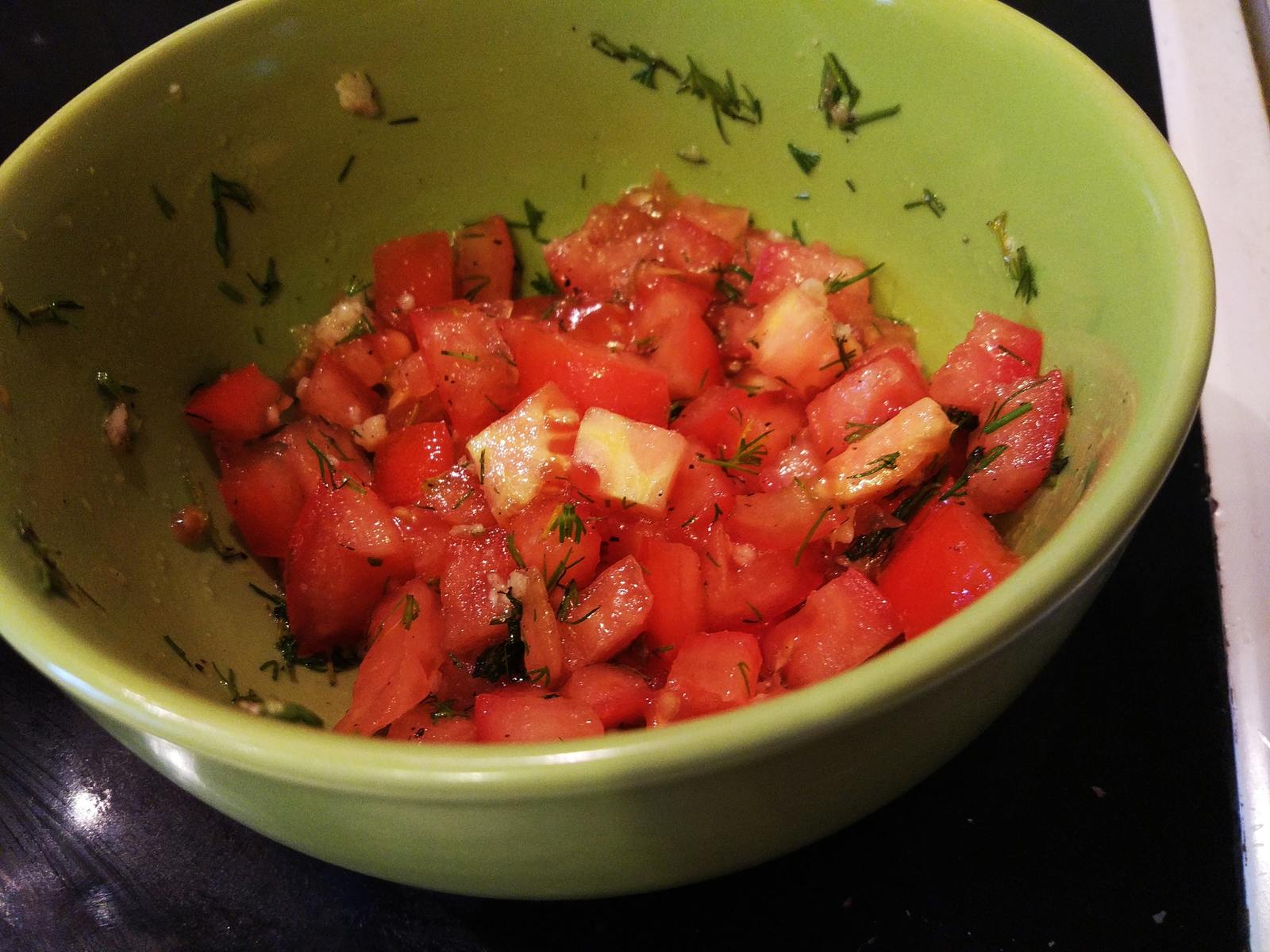 Bruschetta with tomatoes - My, Food, Recipe, Photorecept, Bruschetta, Italian food, Tralex Recipes, Longpost