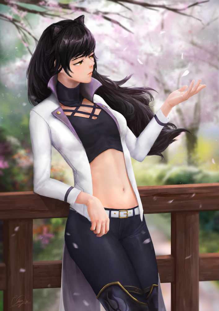 Blake - Арт, Рисунок, Blake Belladonna, RWBY, Cheesewoo