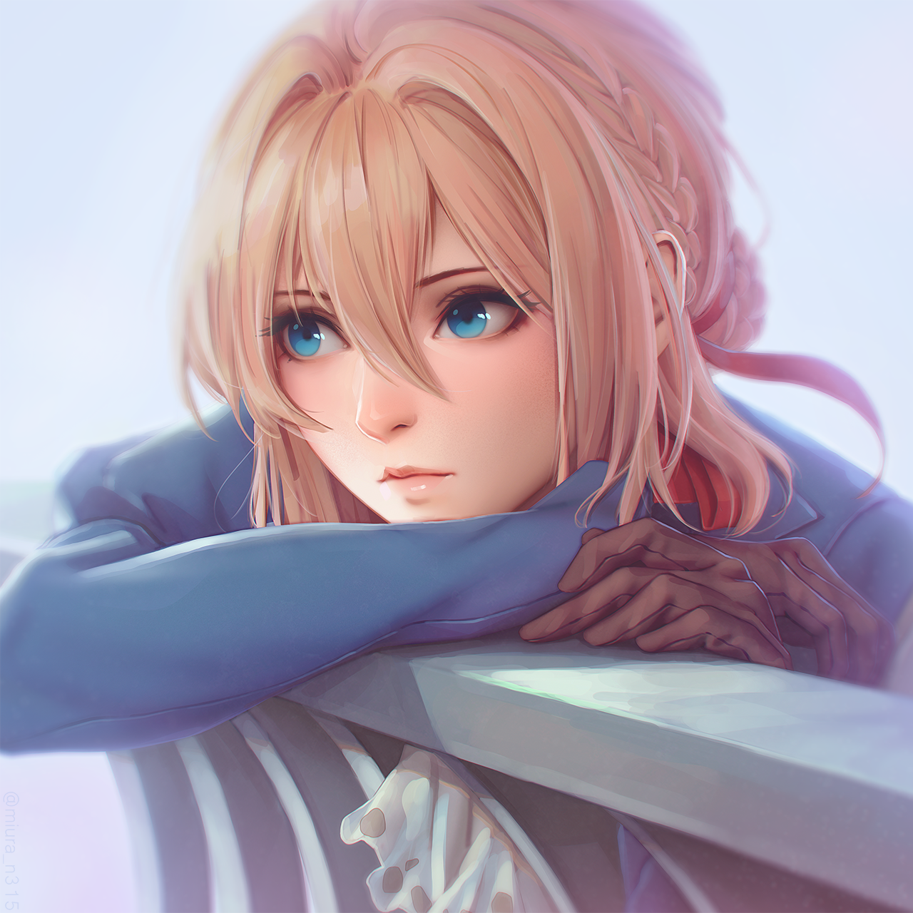 Violet Evergarden - Anime Art, Аниме, Violet Evergarden, Miura-N315