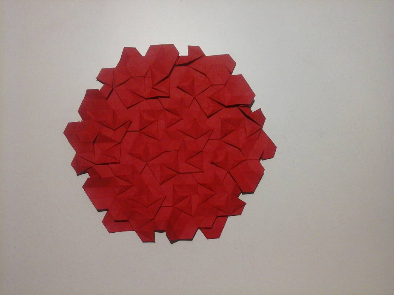 Newly folded - My, , Origami, tessellation, Geometry, Longpost