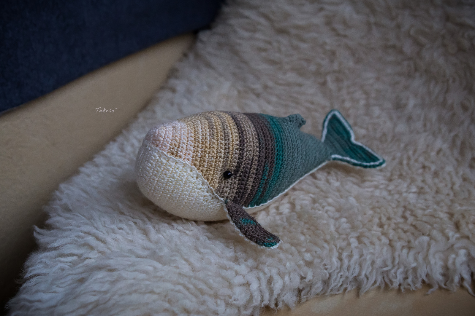 Knitted whale Helga - My, Needlework, Needlework without process, Whale, Knitting, Crochet, Longpost, Takero, Story