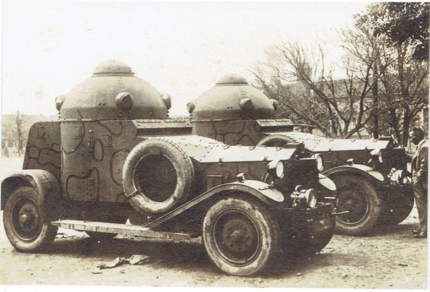 Light armored car Vickers-Crossley Armored Car - rivets on the march! - Story, The Second World War, Armored car, Longpost, 