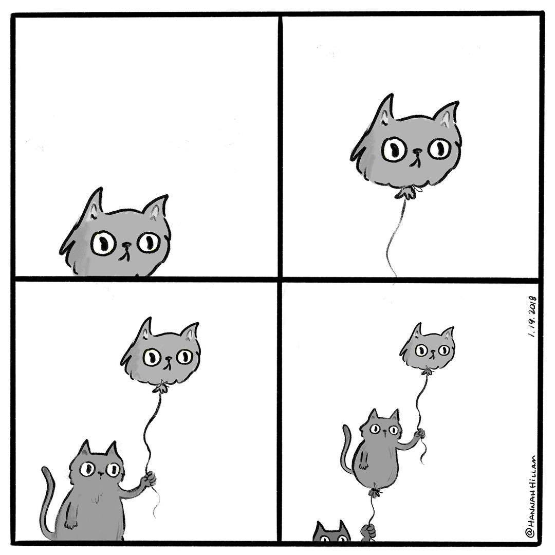 Kotoshar - cat, Comics, Recursion