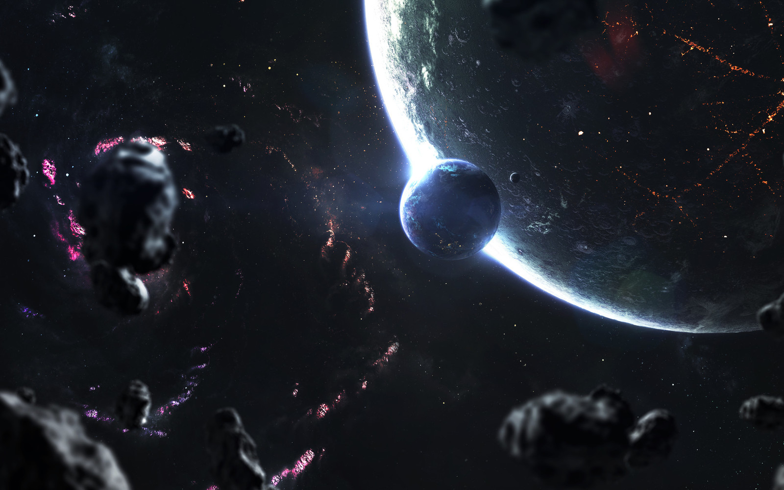 Space art by Vadim Sadovski - Art, , Space, Planet, Drawing, Longpost