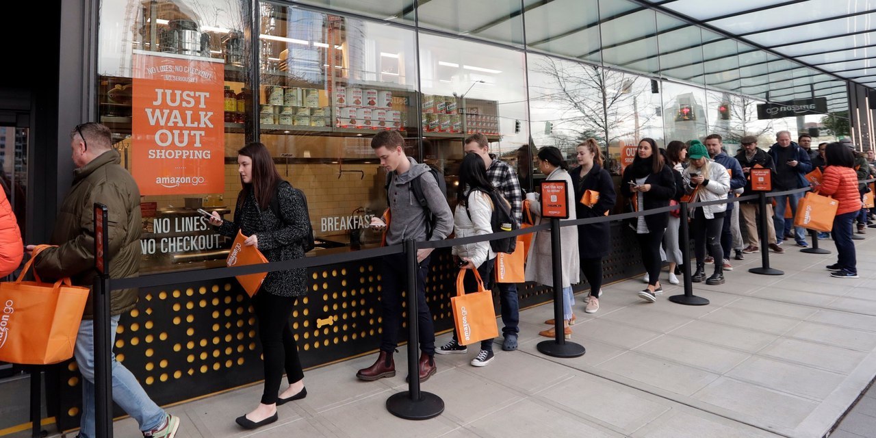 Opening of the first Amazon Go store - Amazon GO, Score, Queue, Longpost