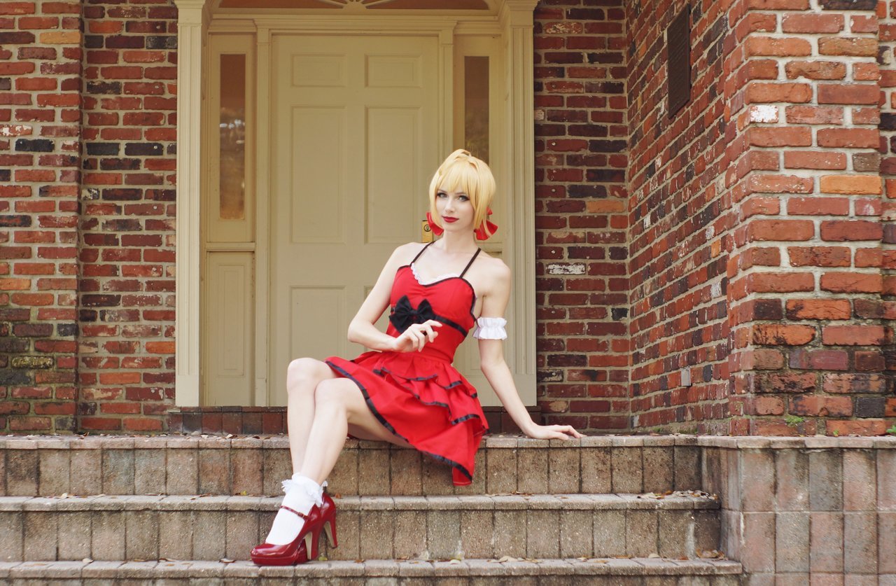 Ruffle Nero! - Fate-Extra, Nero Claudius, Аниме, Косплей, Megancoffey, Красивая девушка, Длиннопост